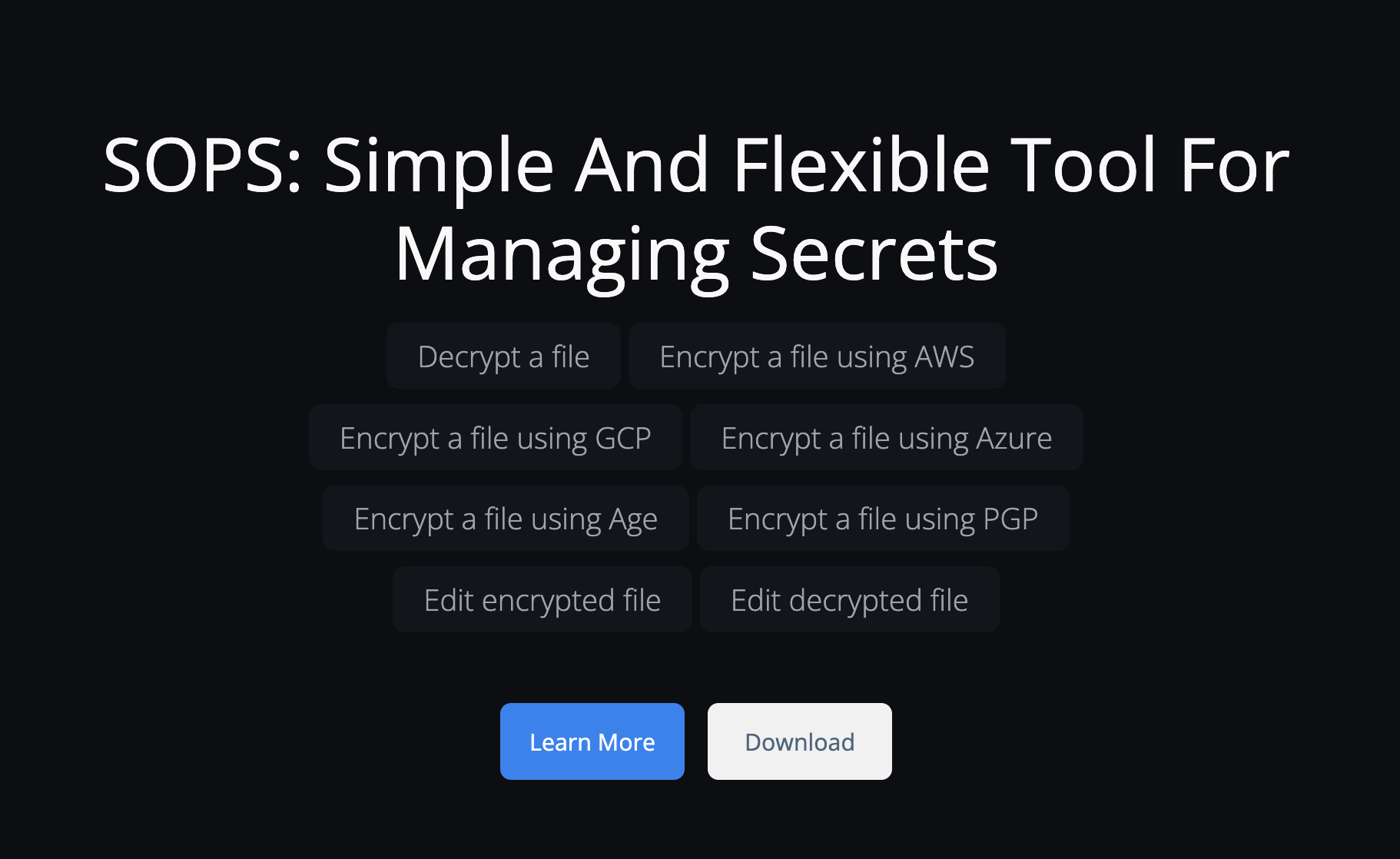 Git encryption with SOPS · @soar